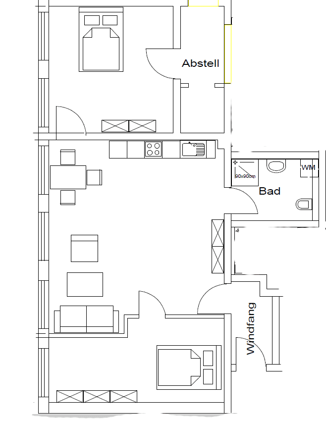 Pronájem bytu 3+1 80 m², Süderballig 2, Boren, Šlesvicko-Holštýnsko Pronájem bytu 3+1 80 m², Süderballig 2, Boren, Šlesvicko-Holštýnsko