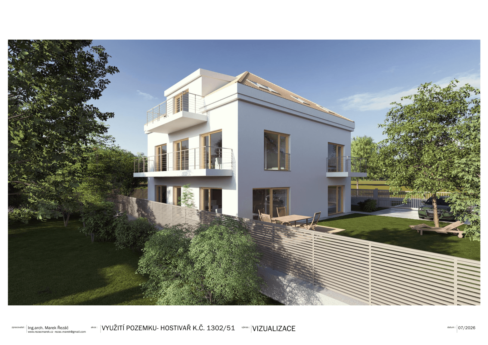 Prodej pozemku 626 m², V Chotejně, Praha, Praha Prodej pozemku 626 m², V Chotejně, Praha, Praha