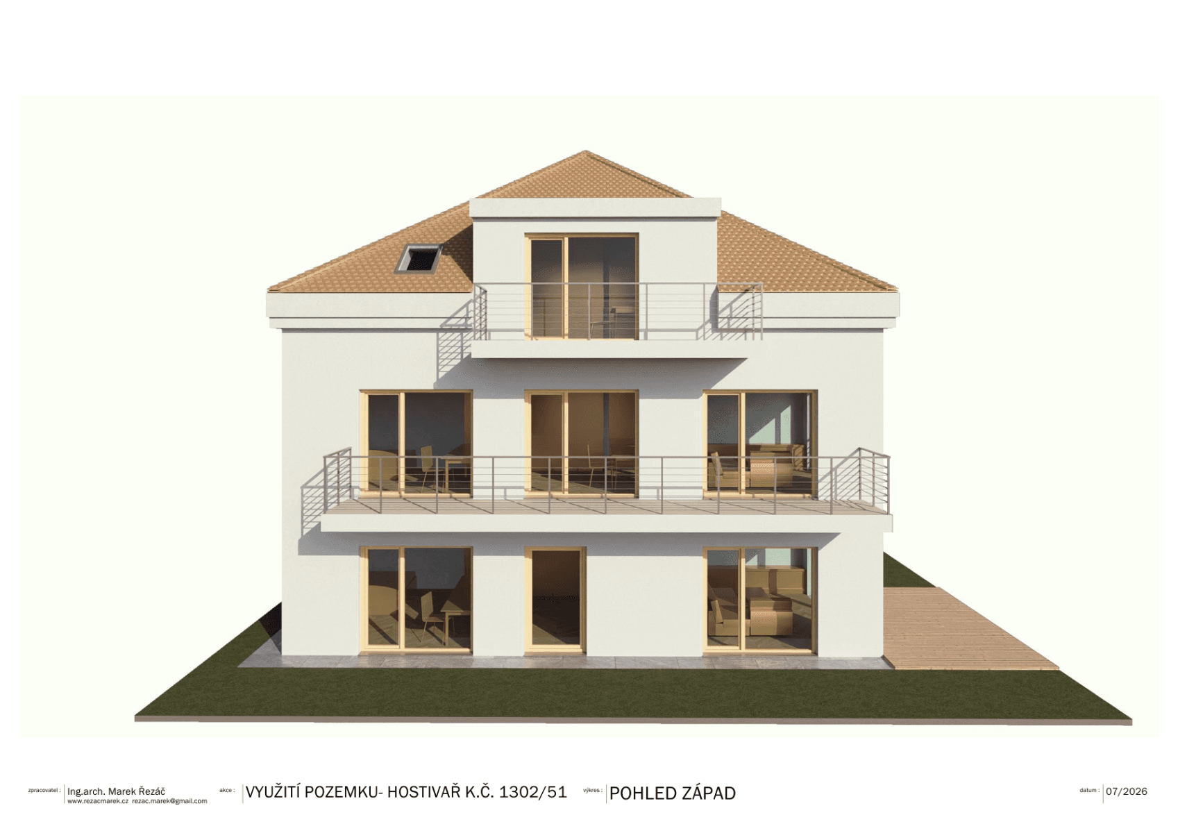 Prodej pozemku 626 m², V Chotejně, Praha, Praha Prodej pozemku 626 m², V Chotejně, Praha, Praha