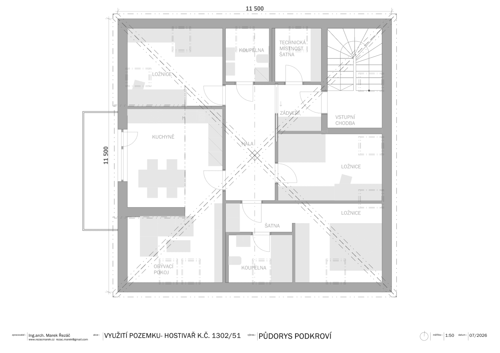 Prodej pozemku 626 m², V Chotejně, Praha, Praha Prodej pozemku 626 m², V Chotejně, Praha, Praha