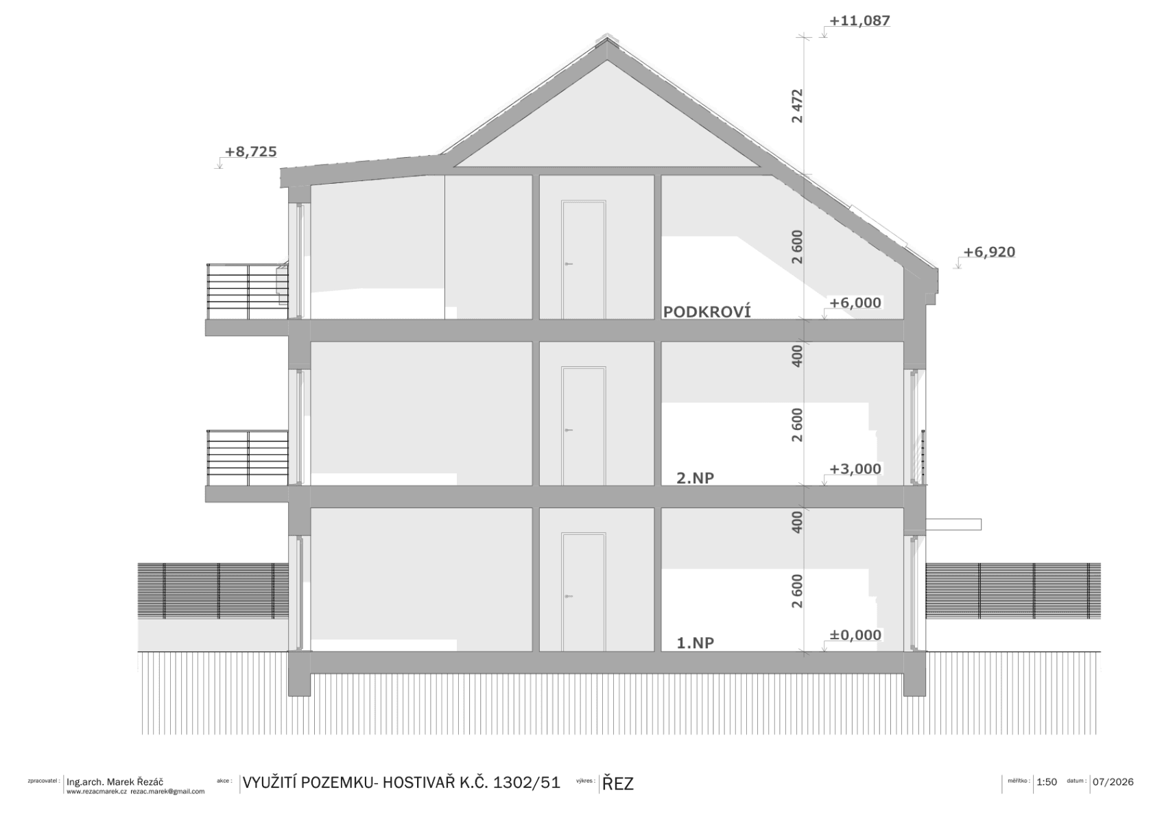 Prodej pozemku 626 m², V Chotejně, Praha, Praha Prodej pozemku 626 m², V Chotejně, Praha, Praha