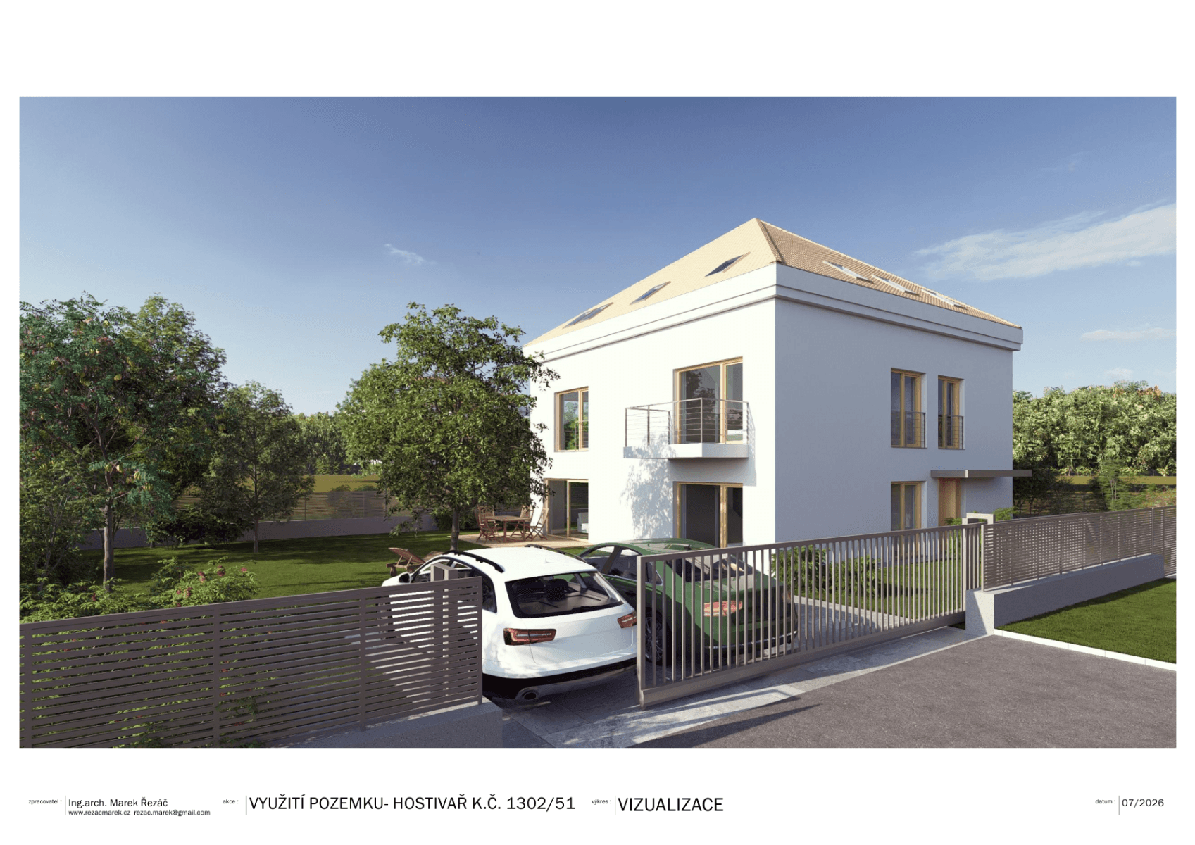 Prodej pozemku 626 m², V Chotejně, Praha, Praha Prodej pozemku 626 m², V Chotejně, Praha, Praha