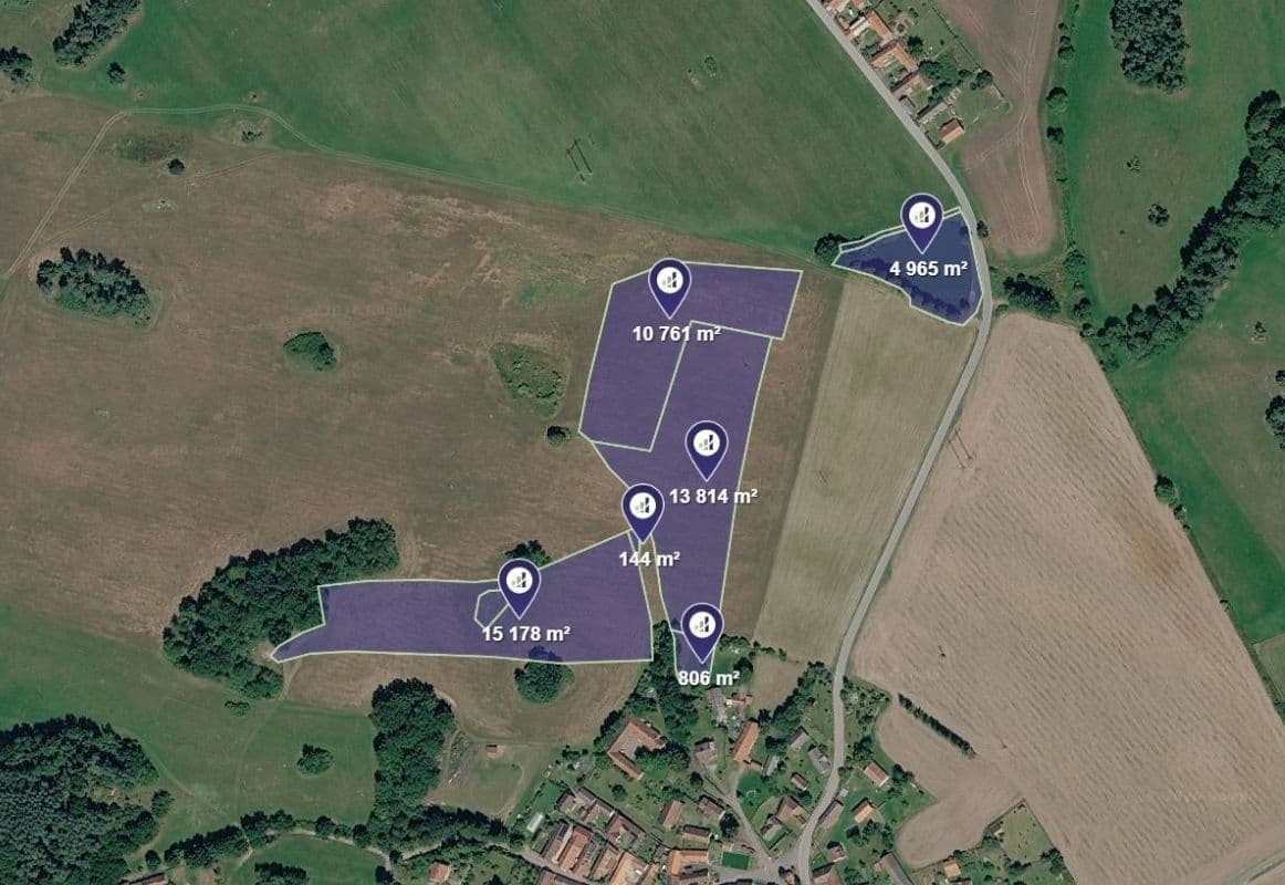 Prodej pozemku 192.872 m², Kovářov, Jihočeský kraj Prodej pozemku 192.872 m², Kovářov, Jihočeský kraj