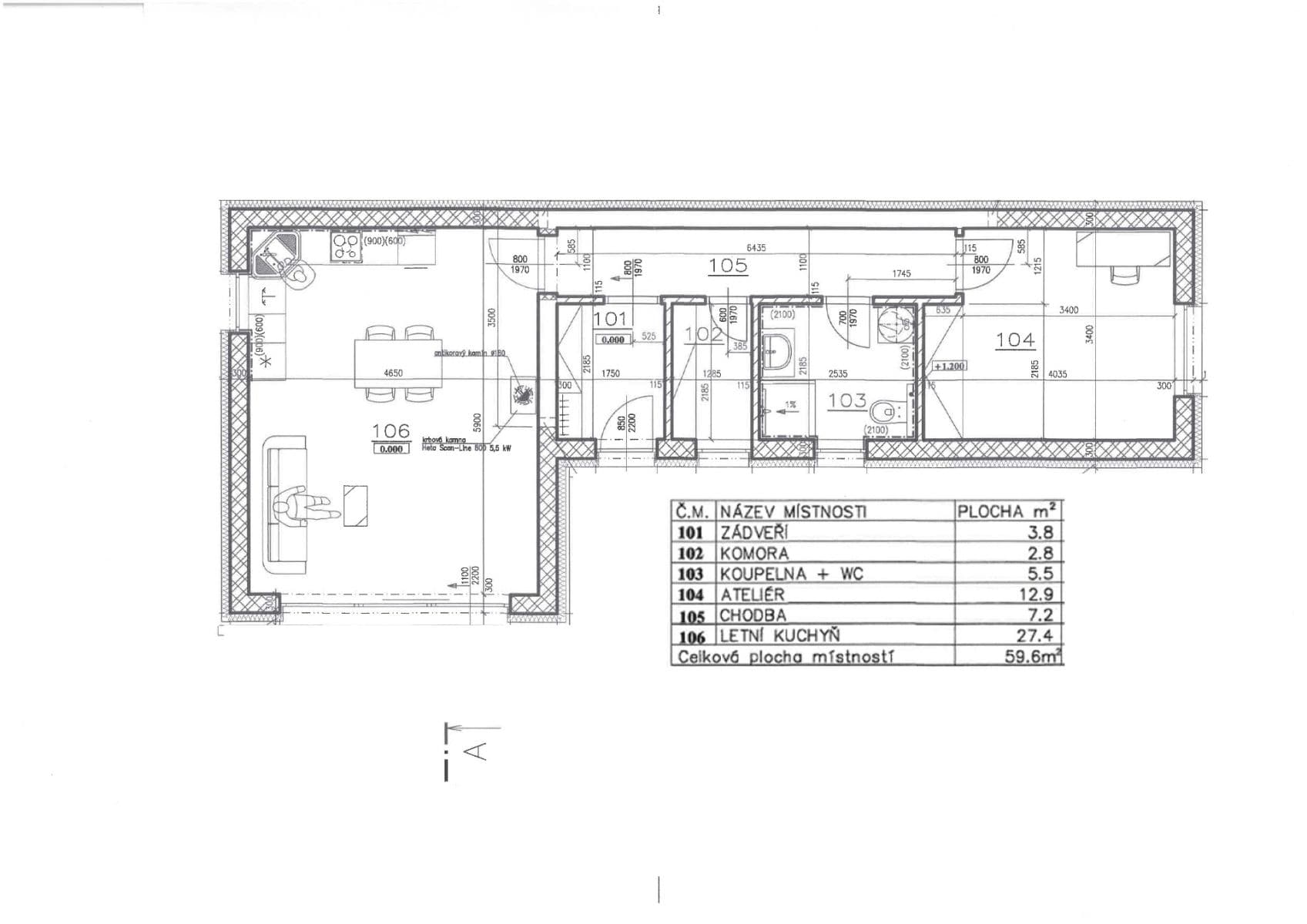 Pronájem bytu 2+kk 60 m², Zahradní, Horní Bezděkov, Středočeský kraj Pronájem bytu 2+kk 60 m², Zahradní, Horní Bezděkov, Středočeský kraj