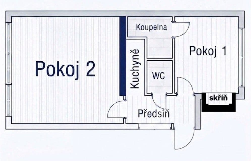 Pronájem bytu 2+kk 58 m², U Kublova, Praha, Praha Pronájem bytu 2+kk 58 m², U Kublova, Praha, Praha