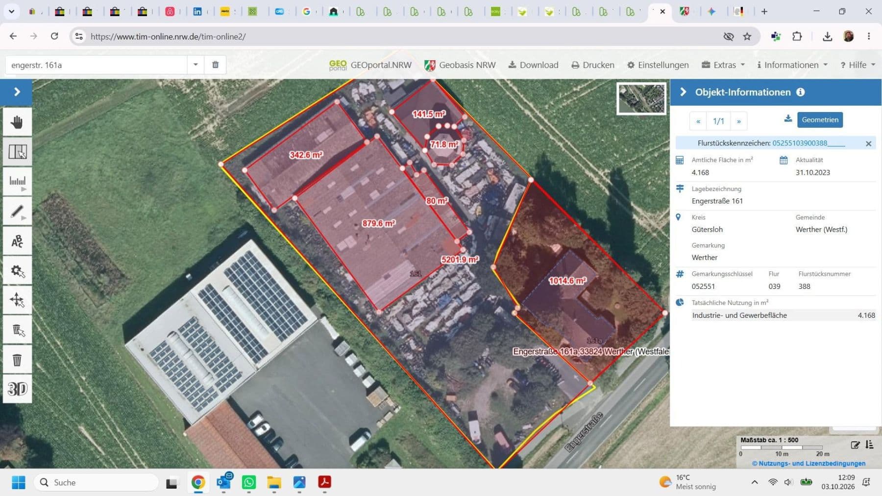 Prodej nebytového prostoru 5.200 m², Engerstr. 161, Werther (Westf.), Severní Porýní-Vestfálsko Prodej nebytového prostoru 5.200 m², Engerstr. 161, Werther (Westf.), Severní Porýní-Vestfálsko