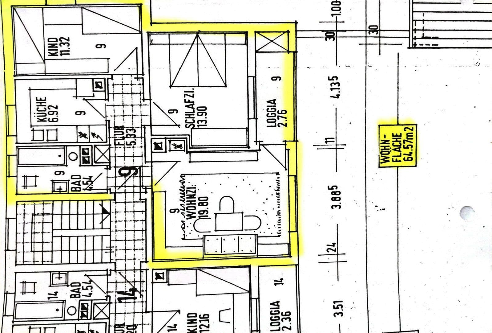Prodej bytu 3+1 65 m², Inninger Straße 11, Augsburg, Bavorsko Prodej bytu 3+1 65 m², Inninger Straße 11, Augsburg, Bavorsko