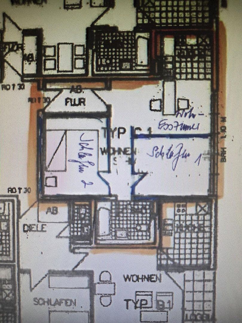 Pronájem bytu 3+1 60 m², Yorckstr. 28, Ludwigshafen, Porýní-Falc Pronájem bytu 3+1 60 m², Yorckstr. 28, Ludwigshafen, Porýní-Falc
