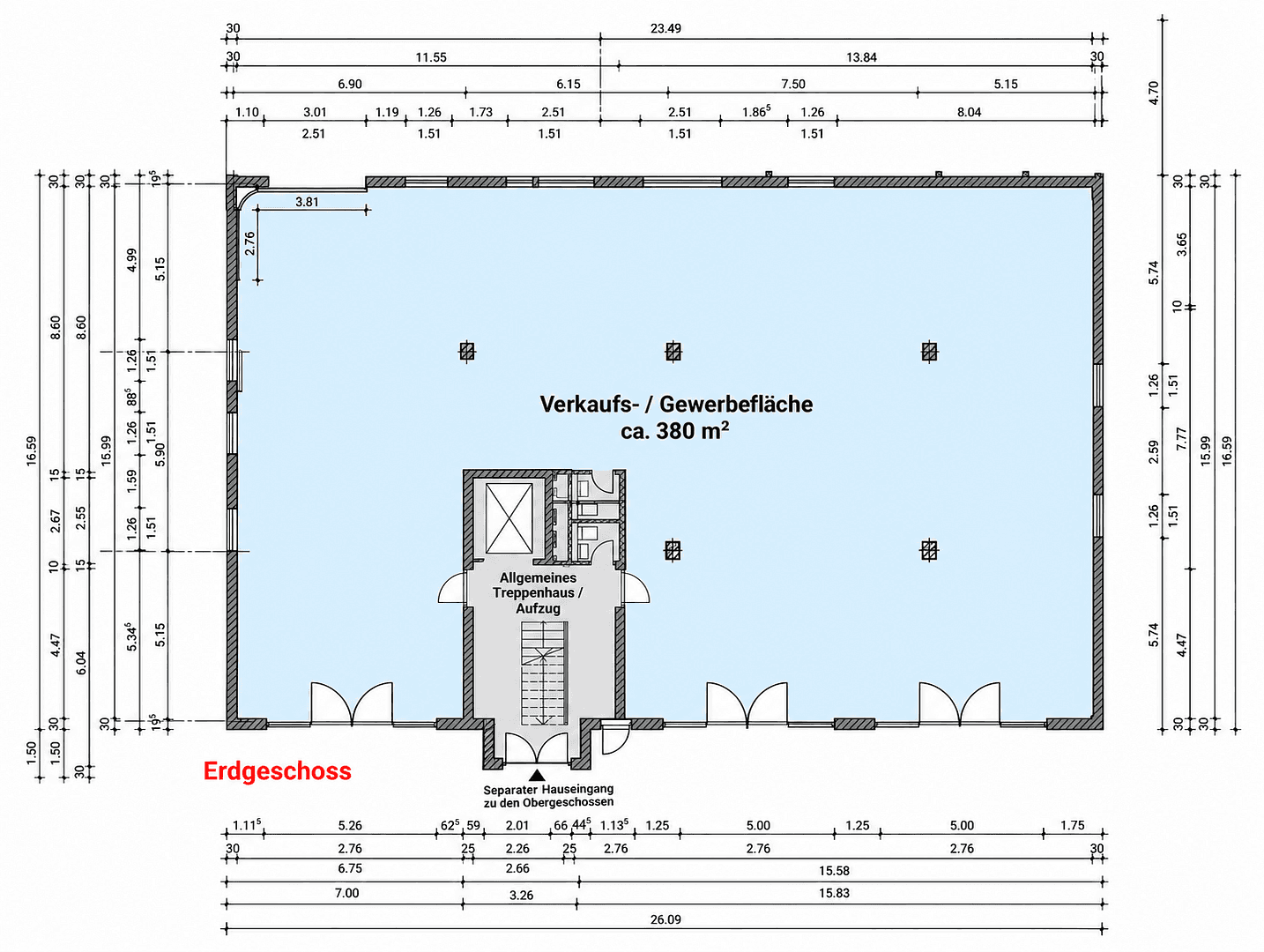 Pronájem nebytového prostoru 380 m², Opalstr. 19, Altdorf, Bavorsko Pronájem nebytového prostoru 380 m², Opalstr. 19, Altdorf, Bavorsko
