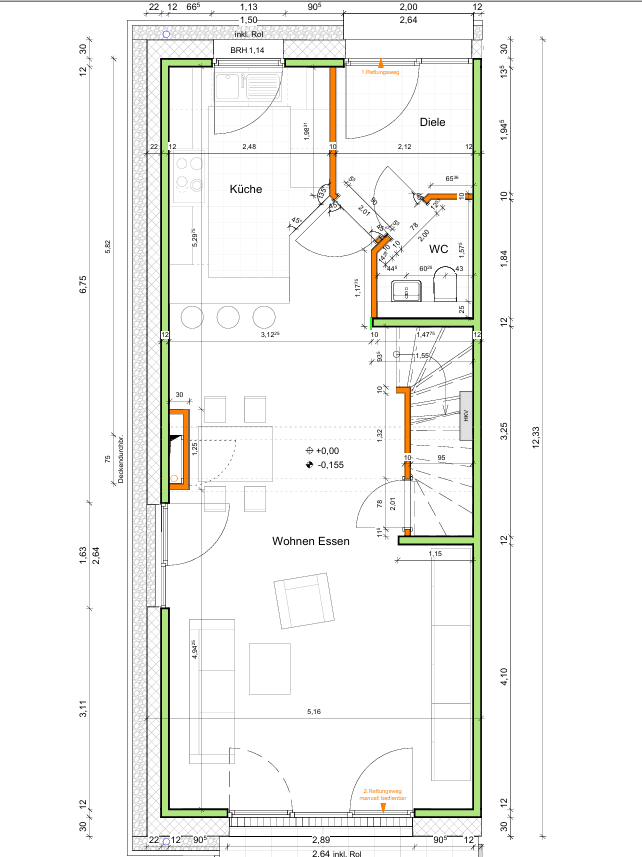 Pronájem domu 137 m², pozemek 160 m², Leonberger Str. 32, Villingen-Schwenningen, Bádensko-Württembersko Pronájem domu 137 m², pozemek 160 m², Leonberger Str. 32, Villingen-Schwenningen, Bádensko-Württembersko