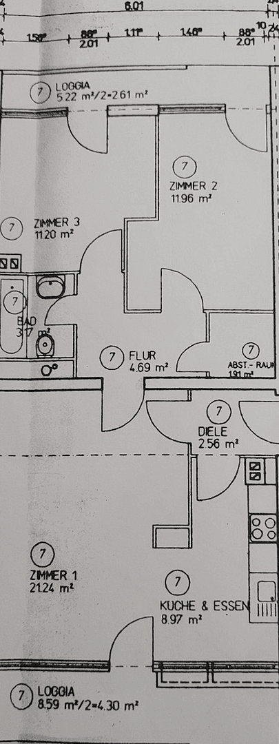 Pronájem bytu 3+1 75 m², Frankfurt, Hessen Pronájem bytu 3+1 75 m², Frankfurt, Hessen