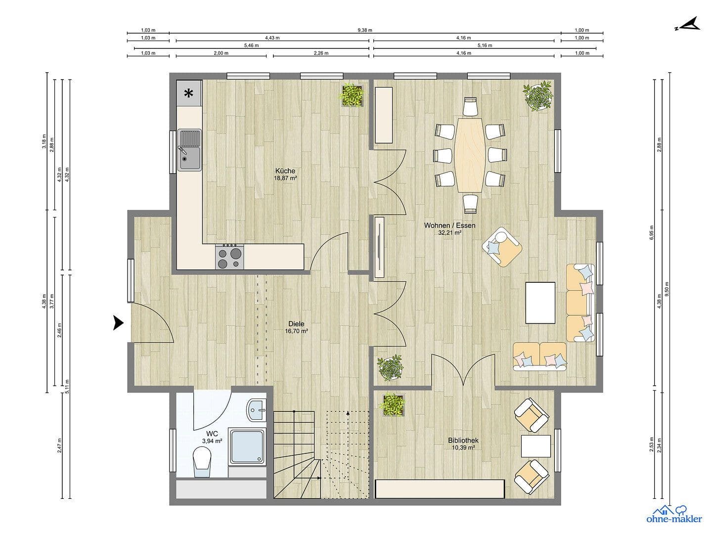 Prodej domu 232 m², pozemek 580 m², Hamburg, Hamburg Prodej domu 232 m², pozemek 580 m², Hamburg, Hamburg