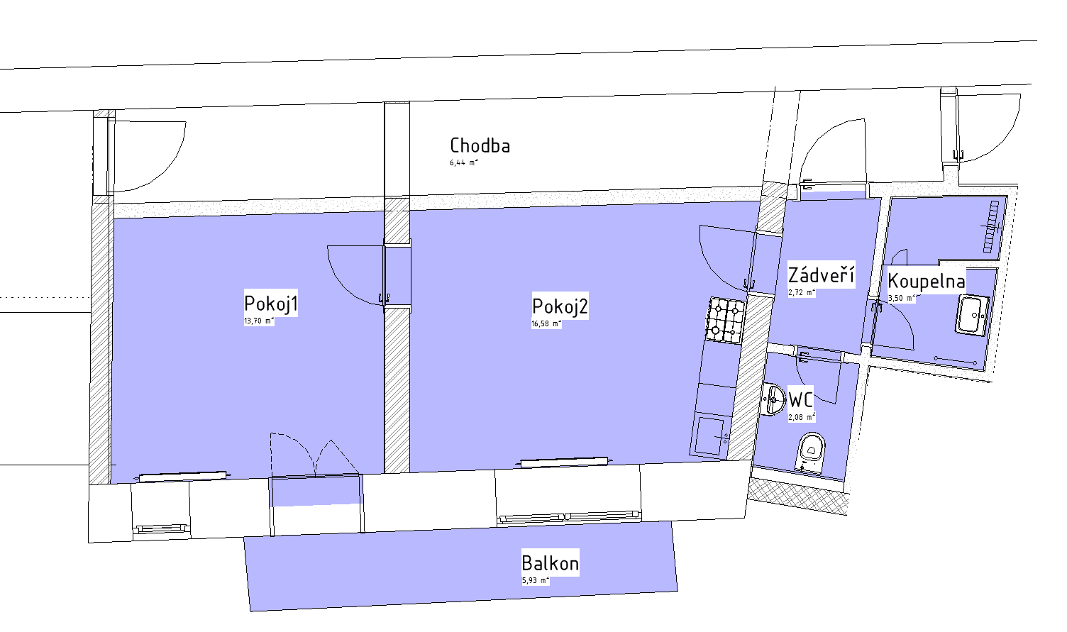 Pronájem bytu 2+kk 39 m², třída Národní svobody, Písek, Jihočeský kraj Pronájem bytu 2+kk 39 m², třída Národní svobody, Písek, Jihočeský kraj