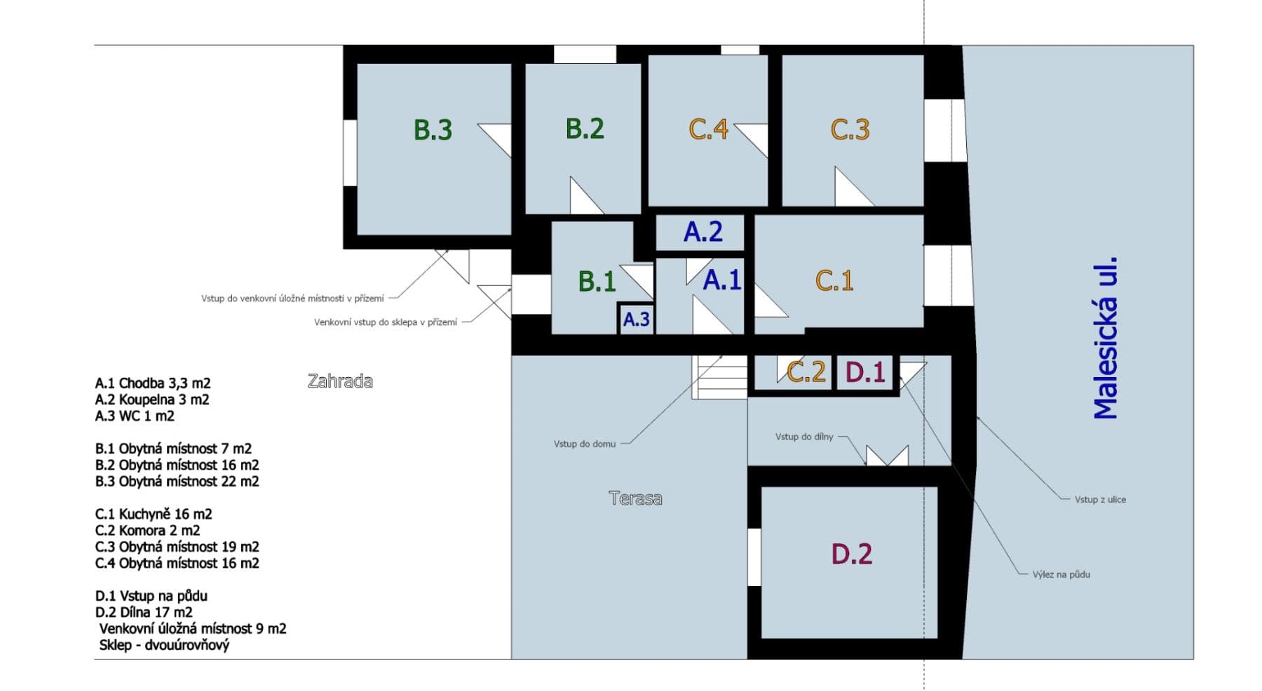Prodej domu 122 m², pozemek 433 m², Malesická, Město Touškov, Plzeňský kraj Prodej domu 122 m², pozemek 433 m², Malesická, Město Touškov, Plzeňský kraj