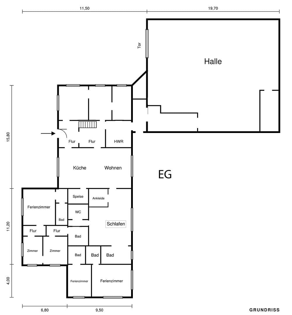 Prodej domu 430 m², pozemek 1.600 m², Friedrichskoog, Šlesvicko-Holštýnsko Prodej domu 430 m², pozemek 1.600 m², Friedrichskoog, Šlesvicko-Holštýnsko