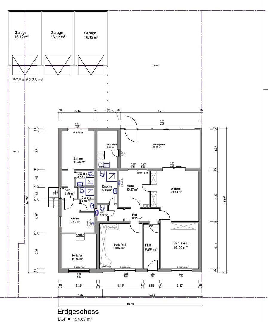 Prodej domu 160 m², pozemek 540 m², Gerichtsstraße 20, Wilhelmshaven, Dolní Sasko Prodej domu 160 m², pozemek 540 m², Gerichtsstraße 20, Wilhelmshaven, Dolní Sasko