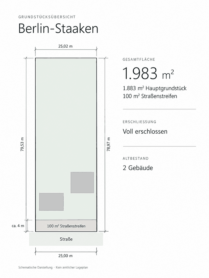 Prodej pozemku 1.983 m², Berlin, Berlín Prodej pozemku 1.983 m², Berlin, Berlín