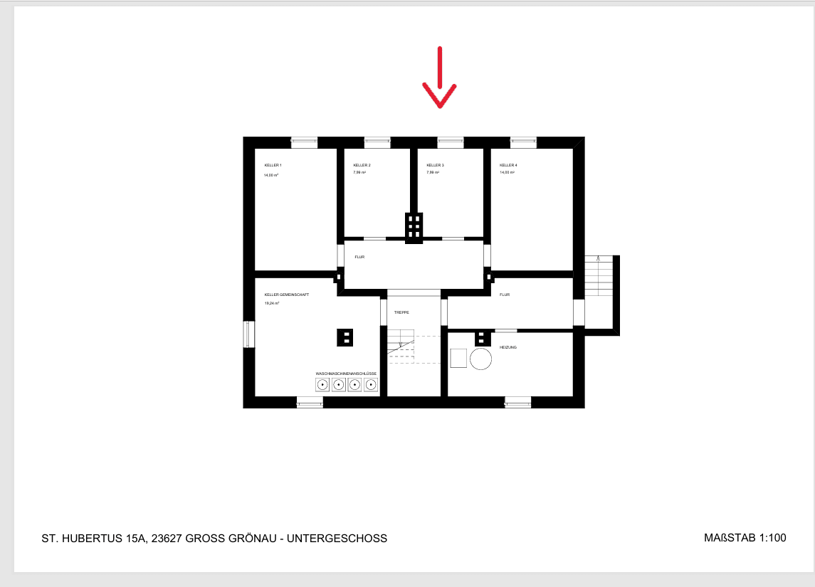 Pronájem bytu 2+1 43 m², St. Hubertus 15a, Groß Grönau, Šlesvicko-Holštýnsko Pronájem bytu 2+1 43 m², St. Hubertus 15a, Groß Grönau, Šlesvicko-Holštýnsko