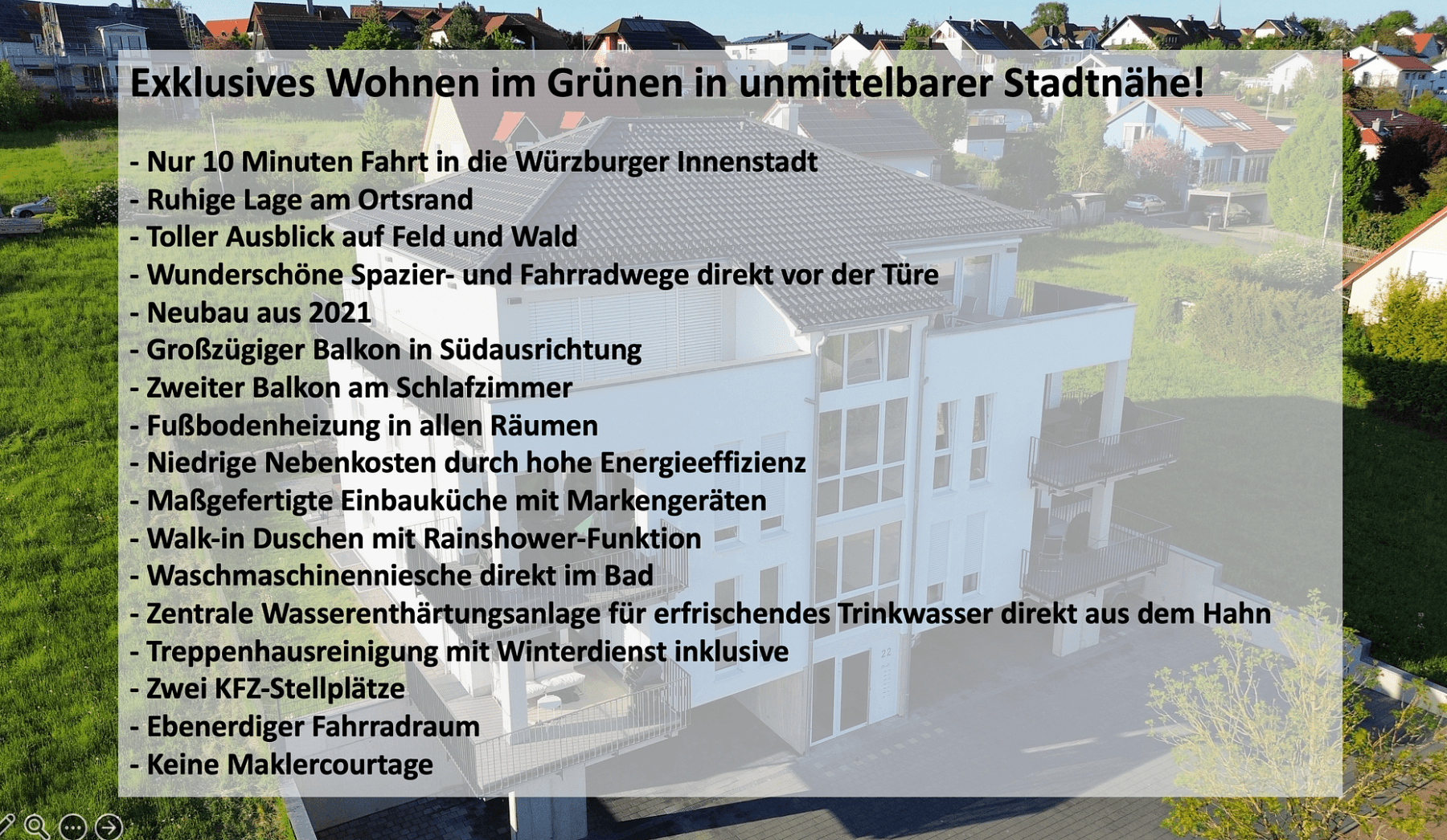 Pronájem bytu 3+1 95 m², Am Weidengraben 22, Waldbüttelbrunn, Bavorsko Pronájem bytu 3+1 95 m², Am Weidengraben 22, Waldbüttelbrunn, Bavorsko