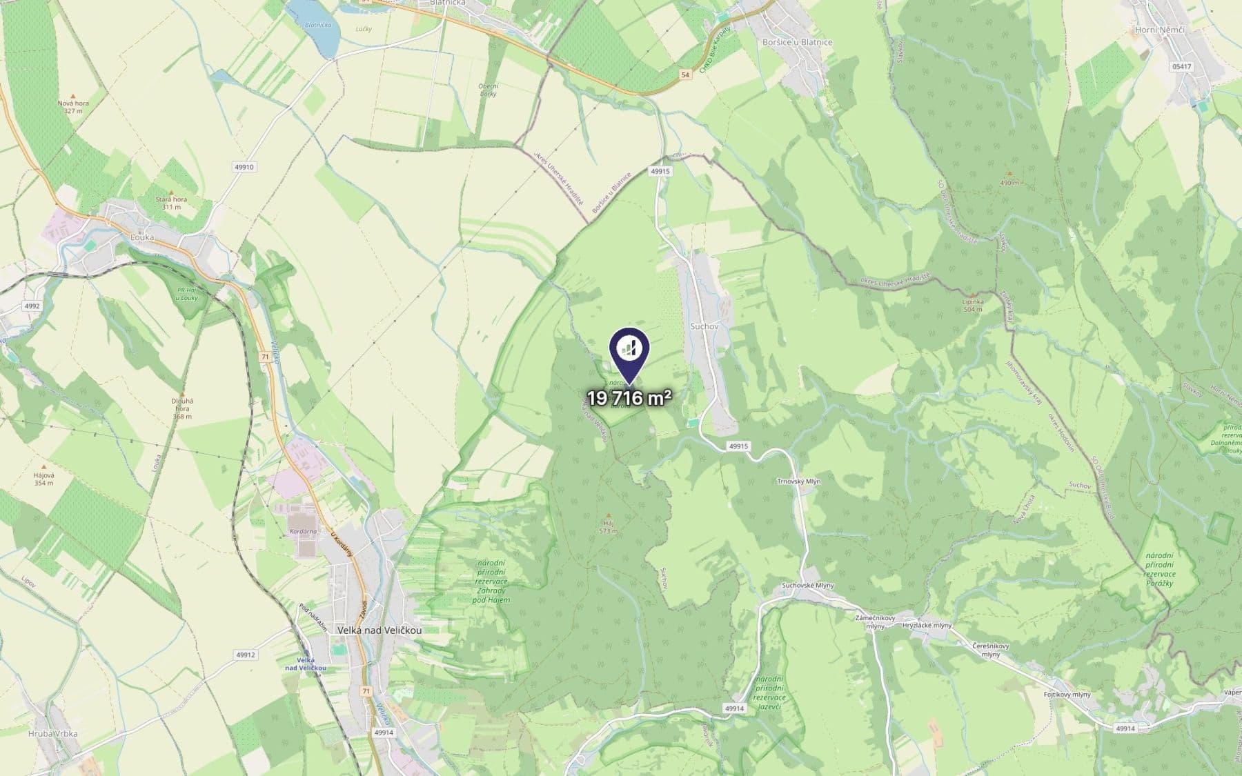 Prodej pozemku 19.716 m², Suchov, Jihomoravský kraj Prodej pozemku 19.716 m², Suchov, Jihomoravský kraj