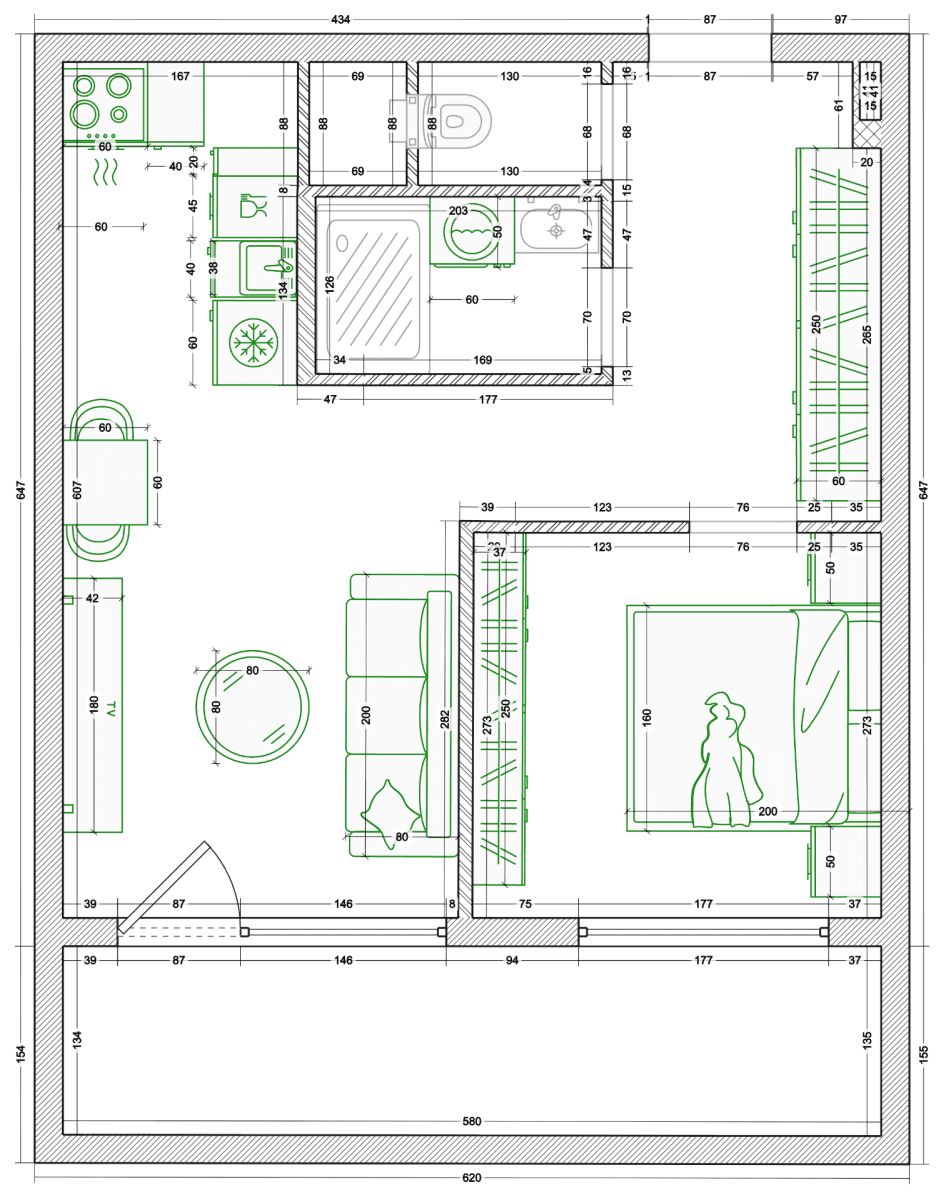 Prodej bytu 2+kk 41 m², Prosecká, Praha, Praha Prodej bytu 2+kk 41 m², Prosecká, Praha, Praha