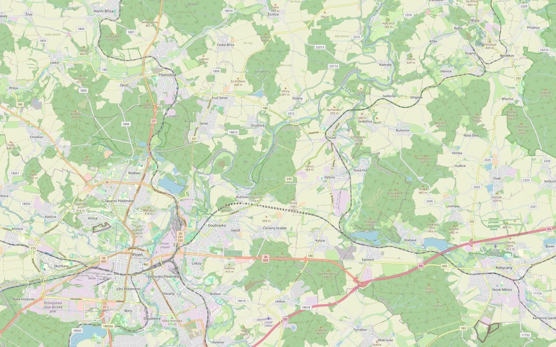 Prodej pozemku 35.664 m², Druztová, Plzeňský kraj Prodej pozemku 35.664 m², Druztová, Plzeňský kraj