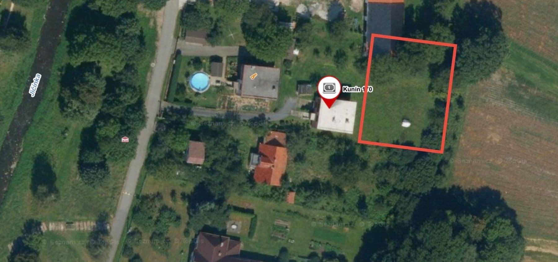 Prodej pozemku 1.035 m², Kunín, Moravskoslezský kraj Prodej pozemku 1.035 m², Kunín, Moravskoslezský kraj