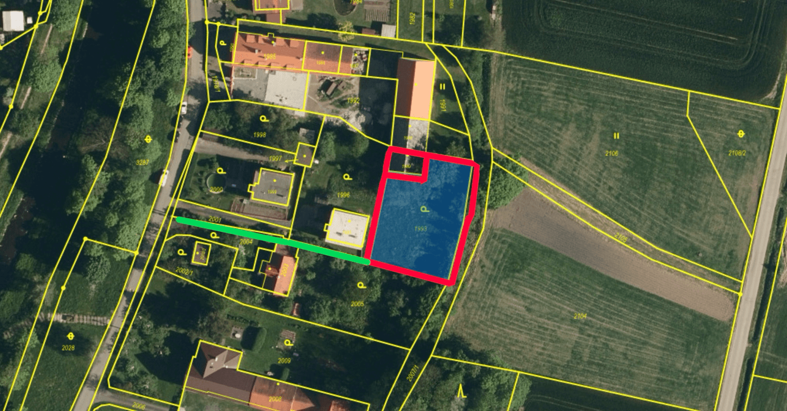 Prodej pozemku 1.035 m², Kunín, Moravskoslezský kraj Prodej pozemku 1.035 m², Kunín, Moravskoslezský kraj