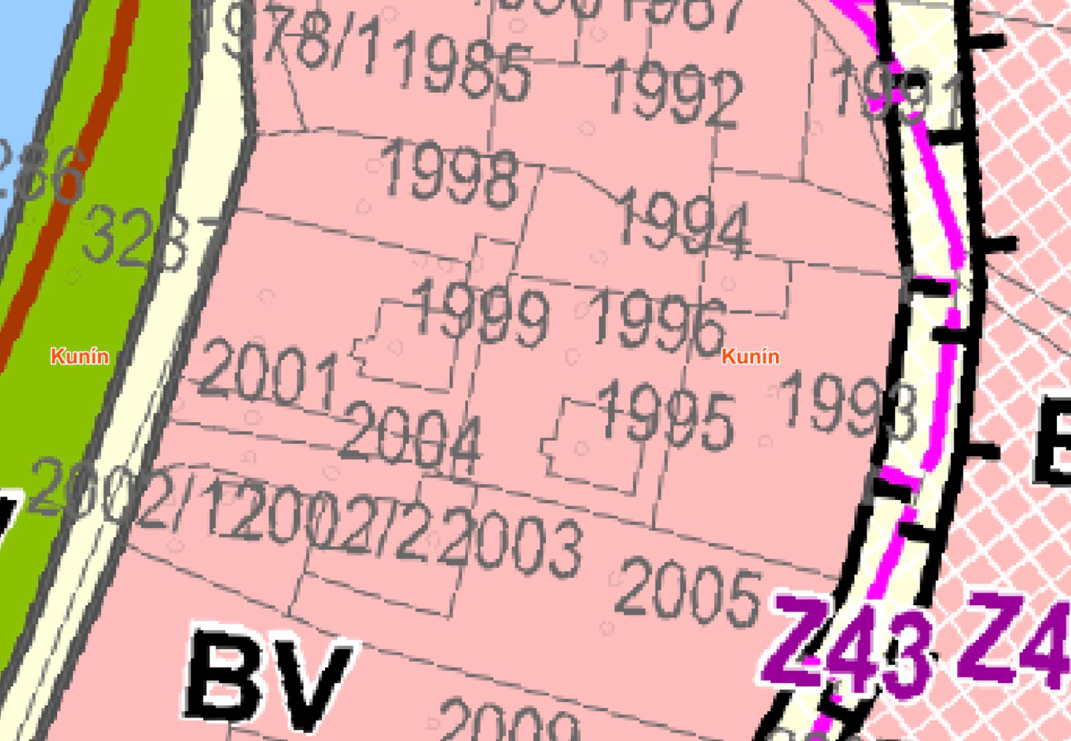 Prodej pozemku 1.035 m², Kunín, Moravskoslezský kraj Prodej pozemku 1.035 m², Kunín, Moravskoslezský kraj