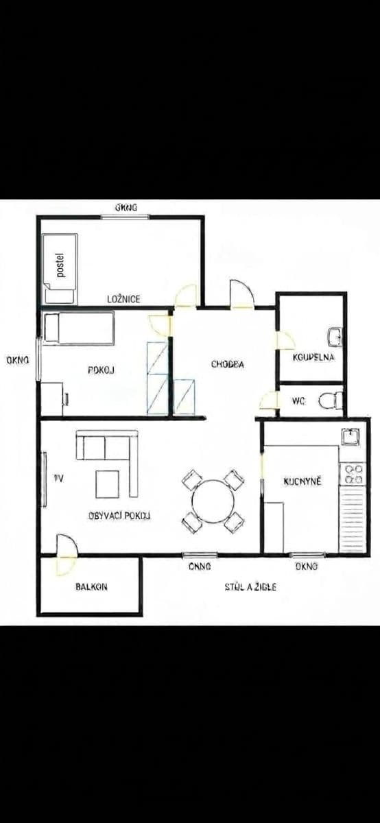 Prodej bytu 3+1 82 m², Osnická, Praha, Praha Prodej bytu 3+1 82 m², Osnická, Praha, Praha
