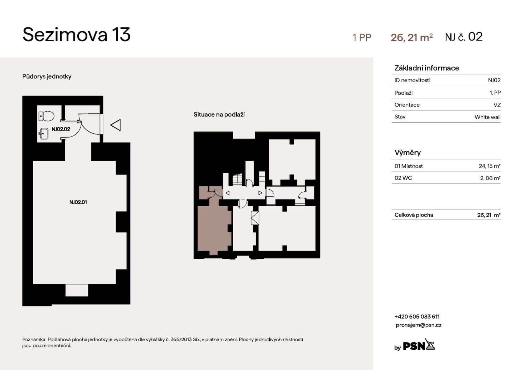 Pronájem nebytového prostoru 26 m², Sezimova, Praha, Praha Pronájem nebytového prostoru 26 m², Sezimova, Praha, Praha