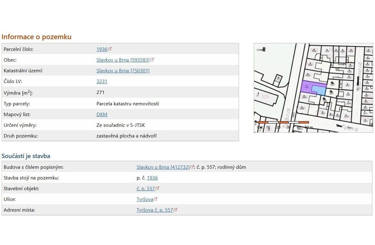 Prodej domu 170 m², pozemek 271 m², Tyršova, Slavkov u Brna, Jihomoravský kraj Prodej domu 170 m², pozemek 271 m², Tyršova, Slavkov u Brna, Jihomoravský kraj