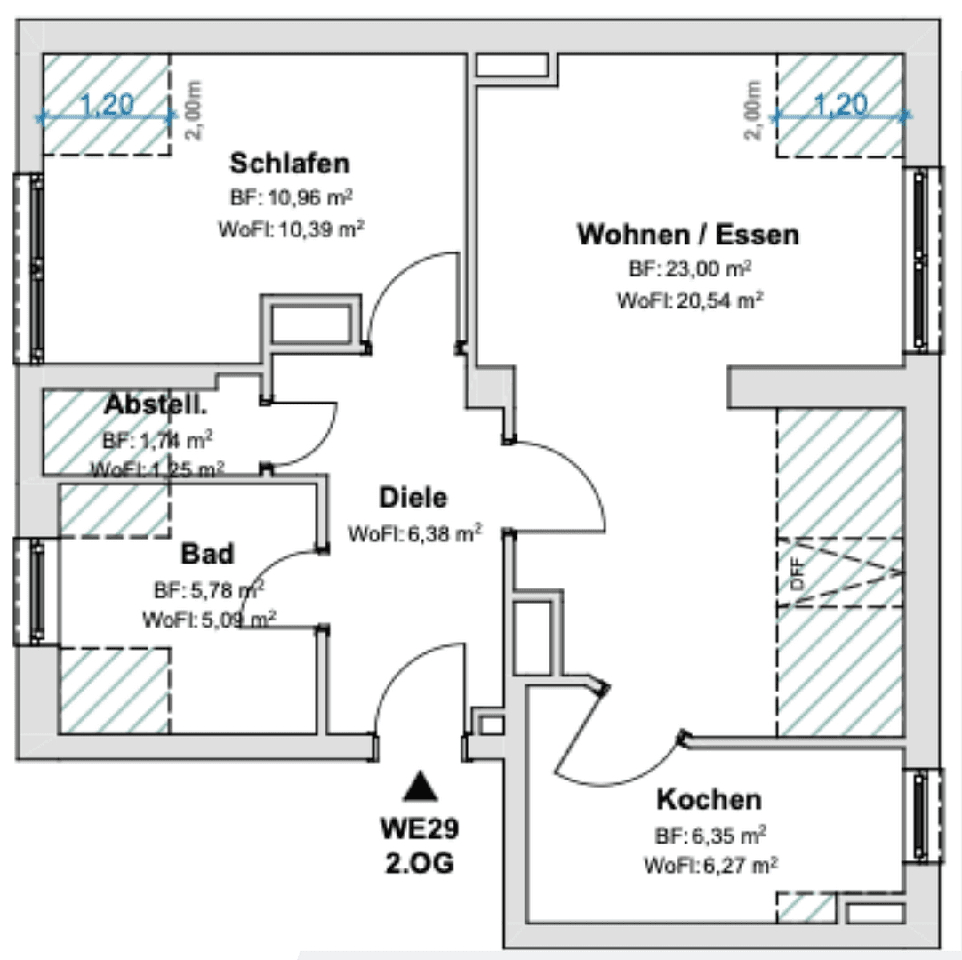 Pronájem bytu 2+1 50 m², Karl-Bücher-Straße 18, Leipzig, Sasko Pronájem bytu 2+1 50 m², Karl-Bücher-Straße 18, Leipzig, Sasko