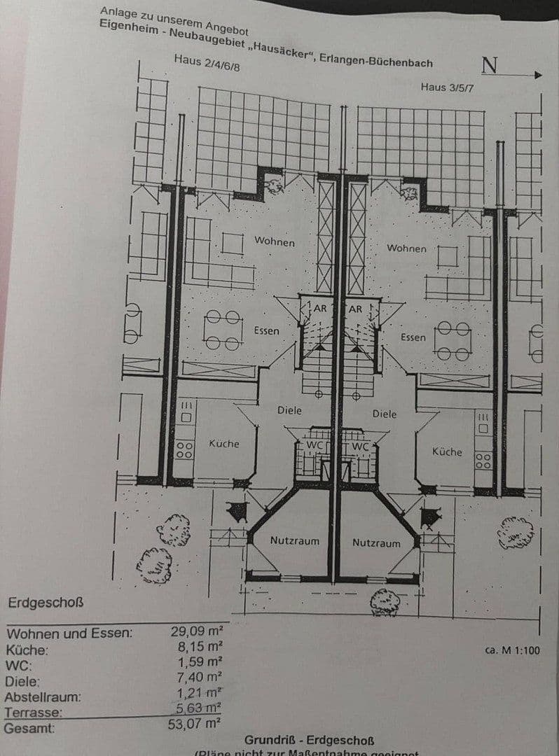 Prodej domu 122 m², pozemek 162 m², Erlangen, Bavorsko Prodej domu 122 m², pozemek 162 m², Erlangen, Bavorsko