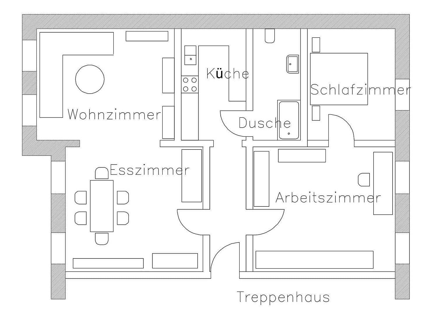 Pronájem bytu 3+1 105 m², Bielefeld, Severní Porýní-Vestfálsko Pronájem bytu 3+1 105 m², Bielefeld, Severní Porýní-Vestfálsko