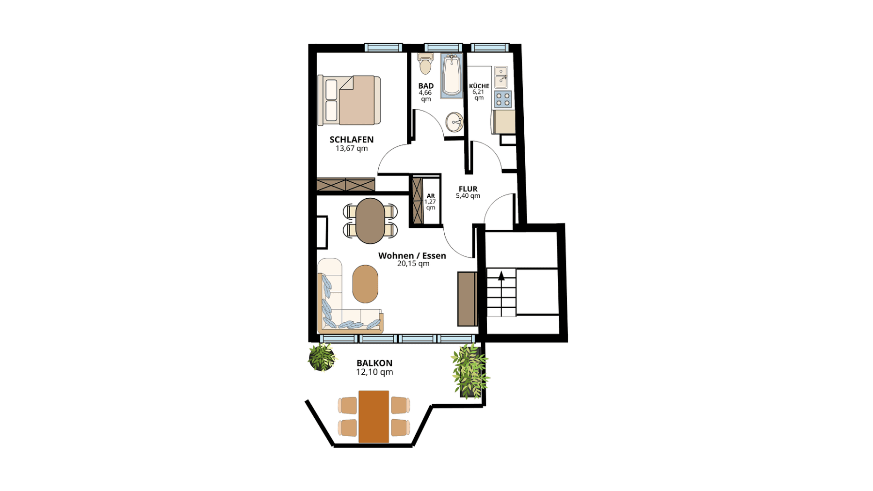 Prodej bytu 2+1 58 m², Jersbeker Strasse 8, Bargteheide, Šlesvicko-Holštýnsko Prodej bytu 2+1 58 m², Jersbeker Strasse 8, Bargteheide, Šlesvicko-Holštýnsko