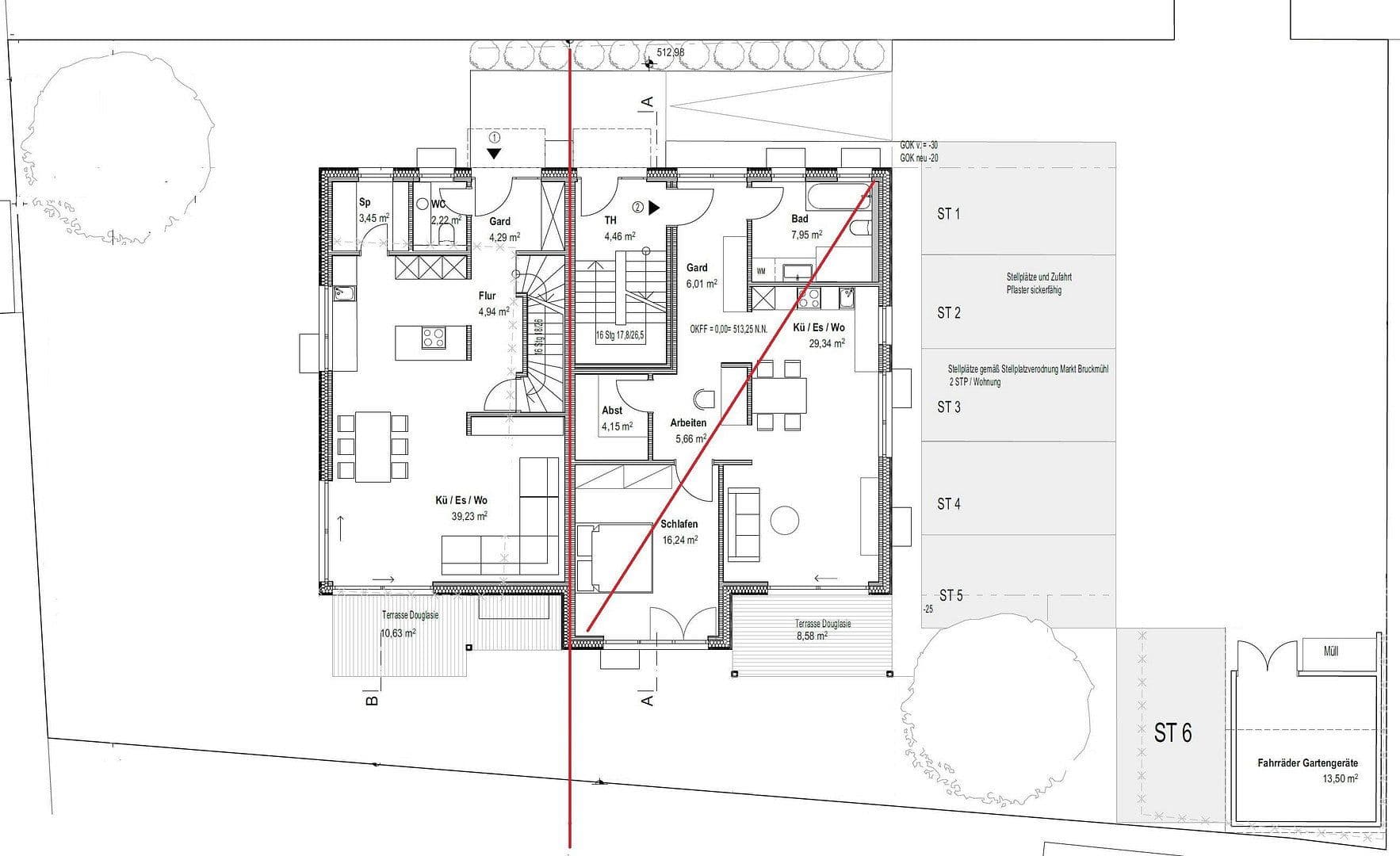 Pronájem domu 150 m², pozemek 240 m², Bruckmühl, Bavorsko Pronájem domu 150 m², pozemek 240 m², Bruckmühl, Bavorsko