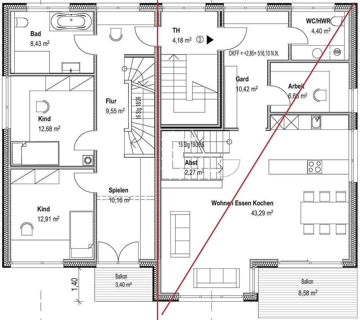 Pronájem domu 150 m², pozemek 240 m², Bruckmühl, Bavorsko Pronájem domu 150 m², pozemek 240 m², Bruckmühl, Bavorsko