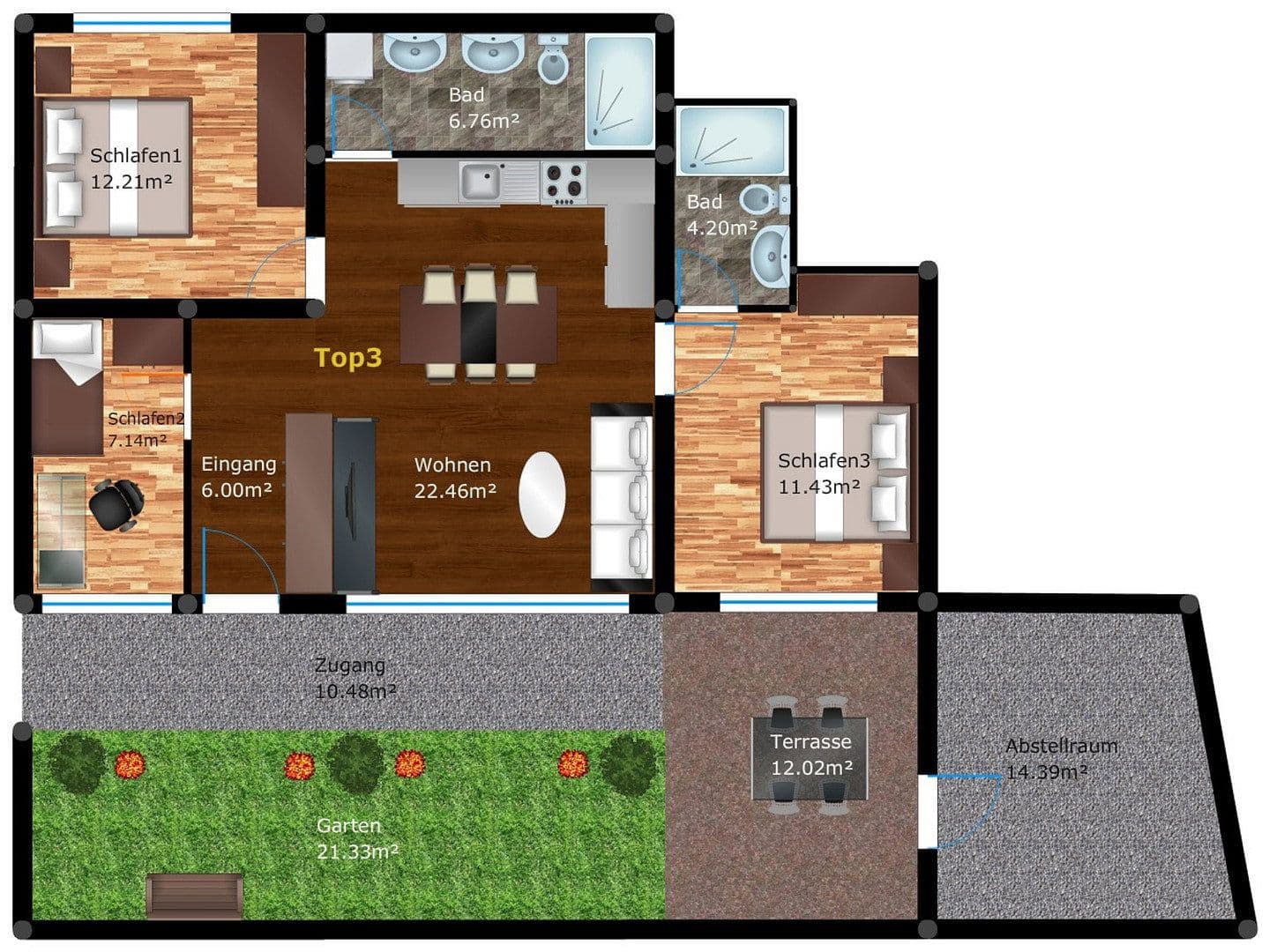 Pronájem bytu 4+1 71 m², Längenfeld, Tyrolsko Pronájem bytu 4+1 71 m², Längenfeld, Tyrolsko