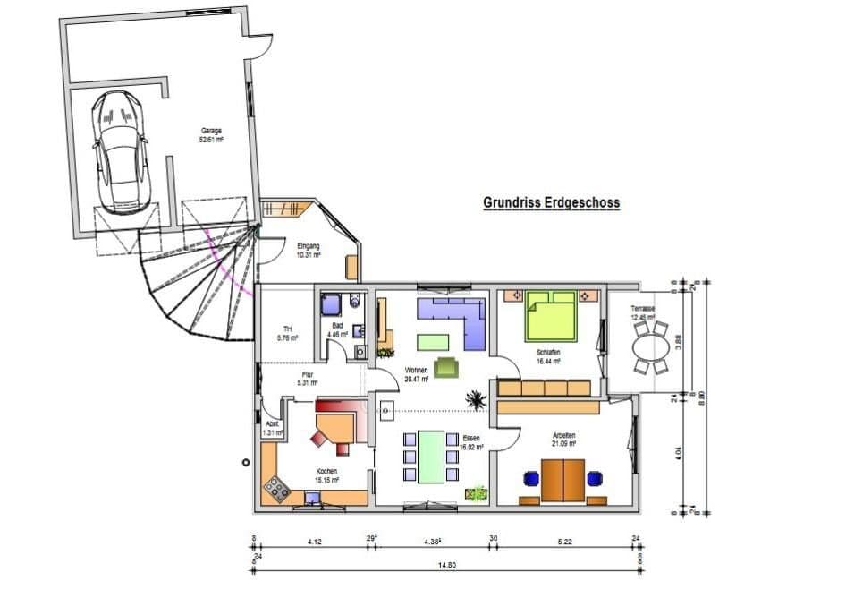 Prodej domu 244 m², pozemek 826 m², Schubertstraße 14, Straubenhardt, Bádensko-Württembersko Prodej domu 244 m², pozemek 826 m², Schubertstraße 14, Straubenhardt, Bádensko-Württembersko