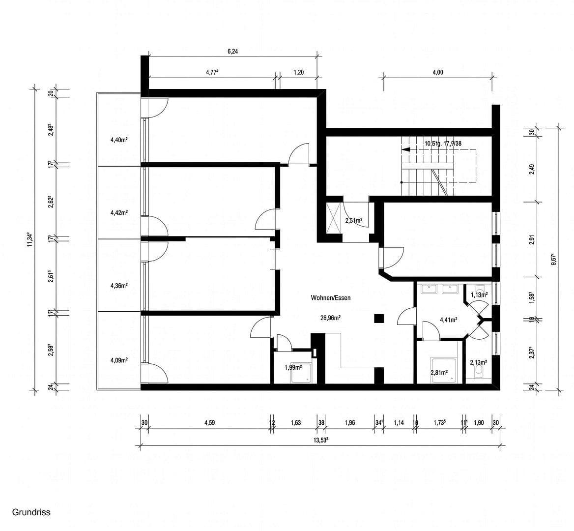 Pronájem bytu 17 m², Viernheim, Hessen Pronájem bytu 17 m², Viernheim, Hessen
