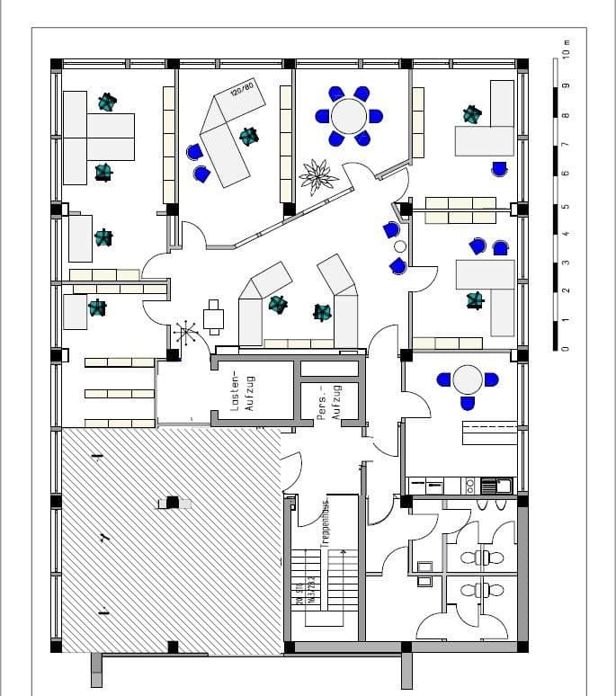Pronájem kanceláře 194 m², Mengendamm 12, Hannover, Dolní Sasko Pronájem kanceláře 194 m², Mengendamm 12, Hannover, Dolní Sasko