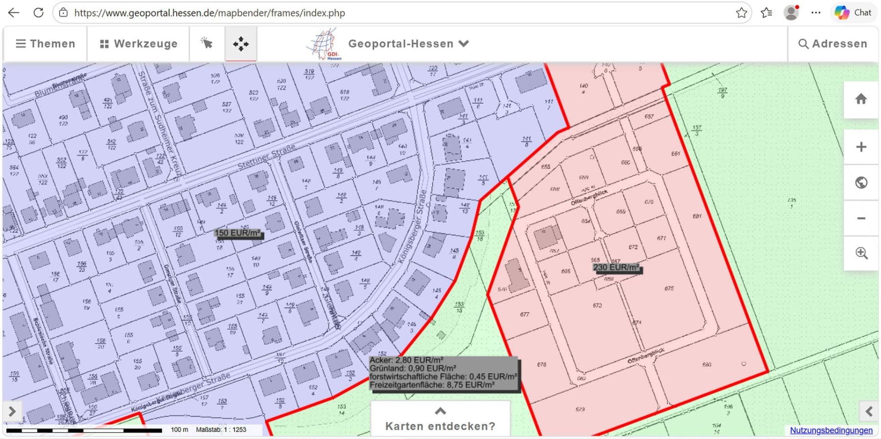 Prodej pozemku 751 m², Offenbergblick 16, Hofgeismar, Hessen Prodej pozemku 751 m², Offenbergblick 16, Hofgeismar, Hessen