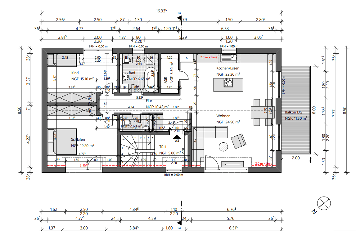 Pronájem bytu 3+1 107 m², Siegburg, Severní Porýní-Vestfálsko Pronájem bytu 3+1 107 m², Siegburg, Severní Porýní-Vestfálsko