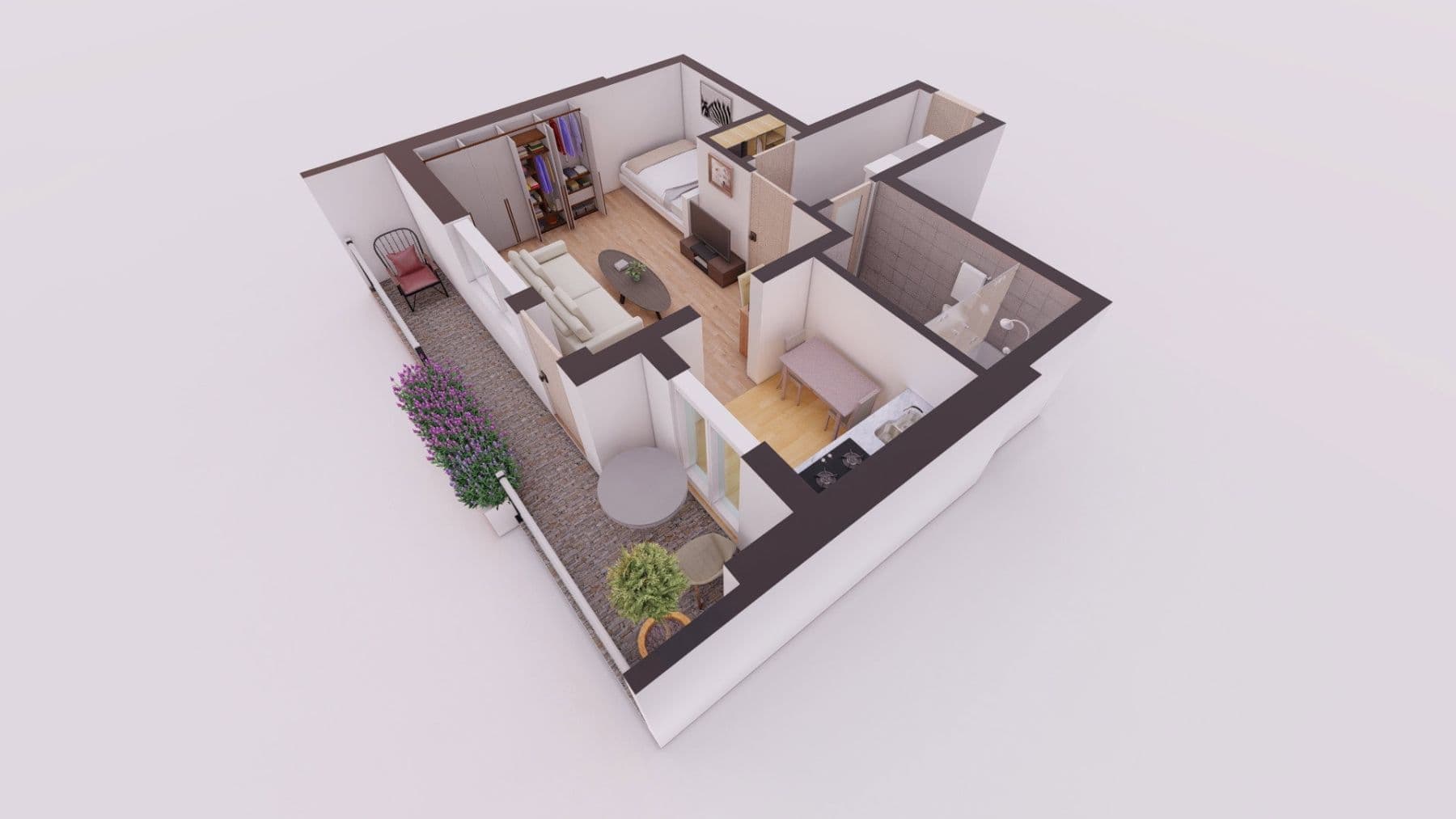 Prodej bytu 1+kk 42 m², Albert-Schweitzer-Str.65, München, Bavorsko Prodej bytu 1+kk 42 m², Albert-Schweitzer-Str.65, München, Bavorsko
