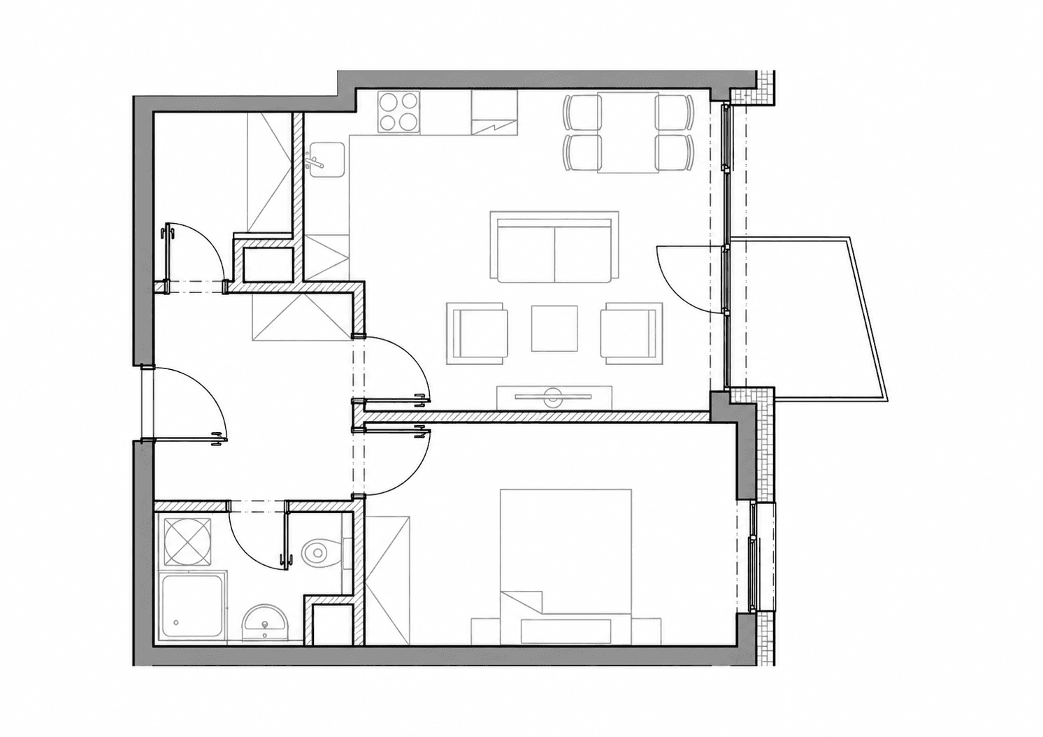 Prodej bytu 2+kk 53 m², Leopoldova, Praha, Praha Prodej bytu 2+kk 53 m², Leopoldova, Praha, Praha