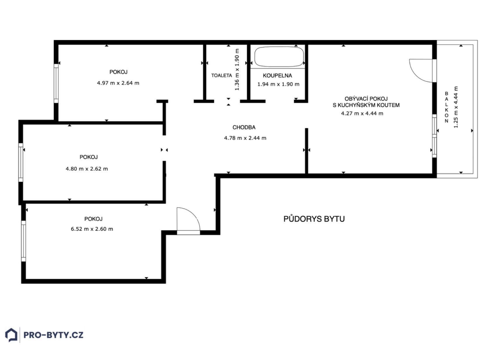 Prodej bytu 4+kk 81 m², Urbánkova, Praha, Praha Prodej bytu 4+kk 81 m², Urbánkova, Praha, Praha