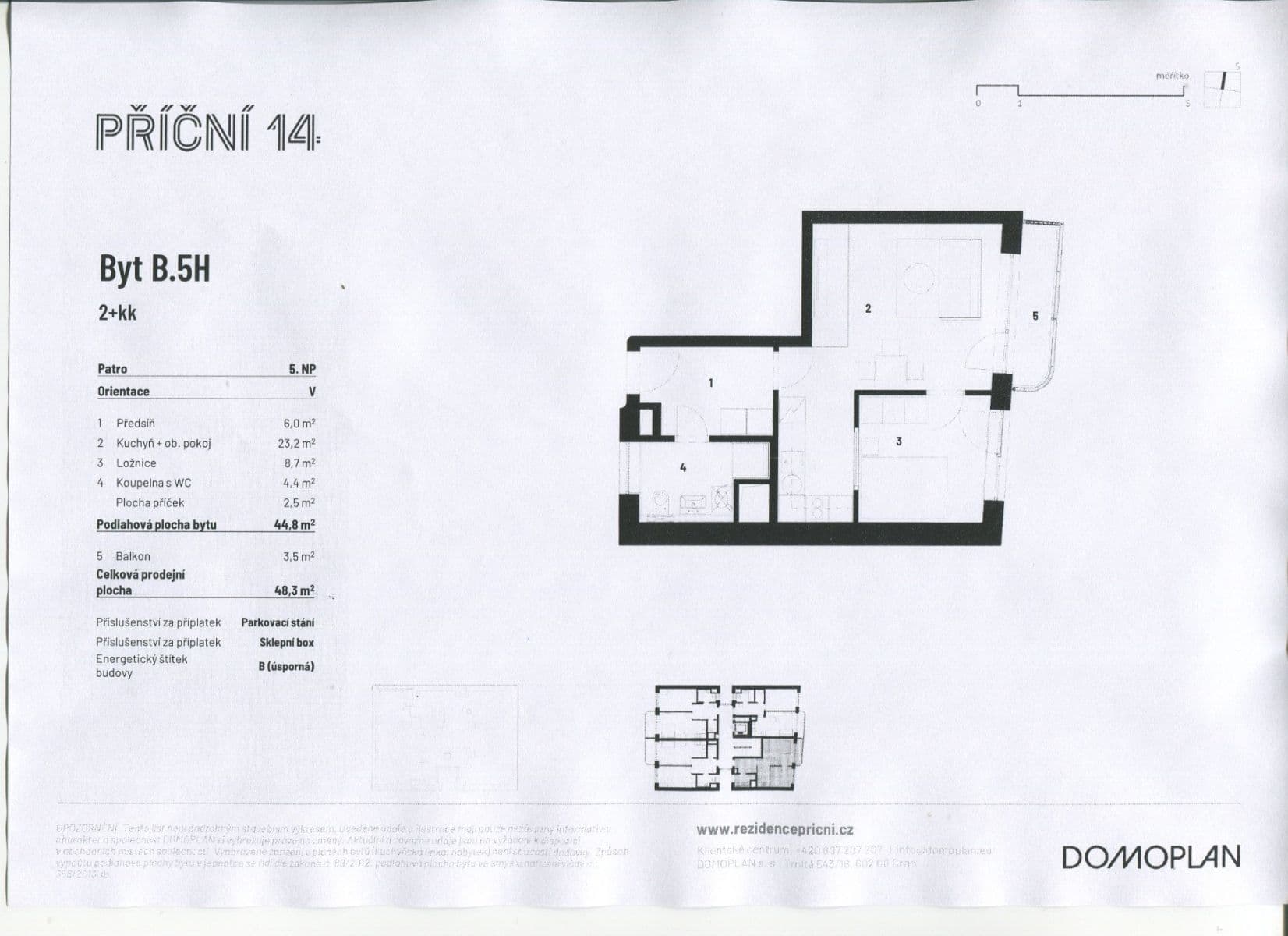 Pronájem bytu 2+kk 45 m², Příční, Brno, Jihomoravský kraj Pronájem bytu 2+kk 45 m², Příční, Brno, Jihomoravský kraj