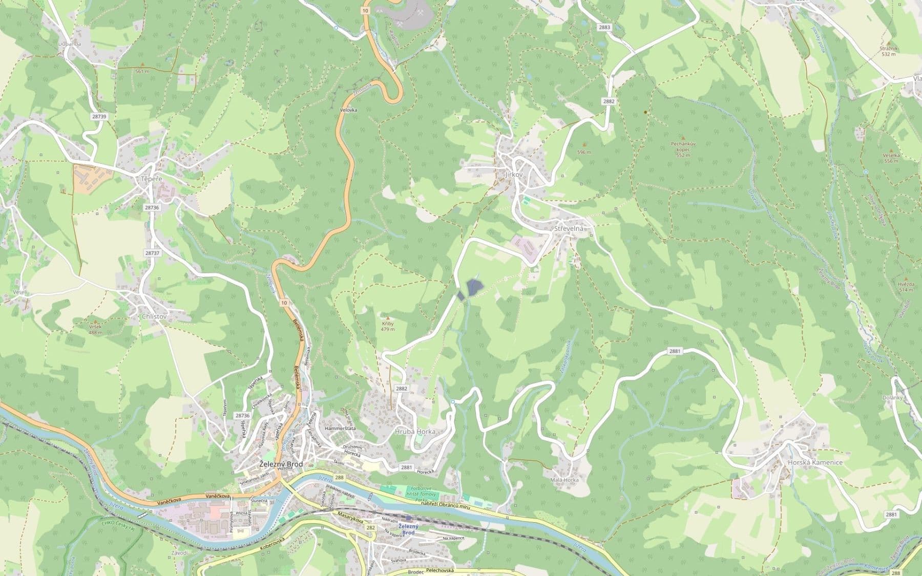 Prodej pozemku 1.955 m², Železný Brod, Liberecký kraj Prodej pozemku 1.955 m², Železný Brod, Liberecký kraj
