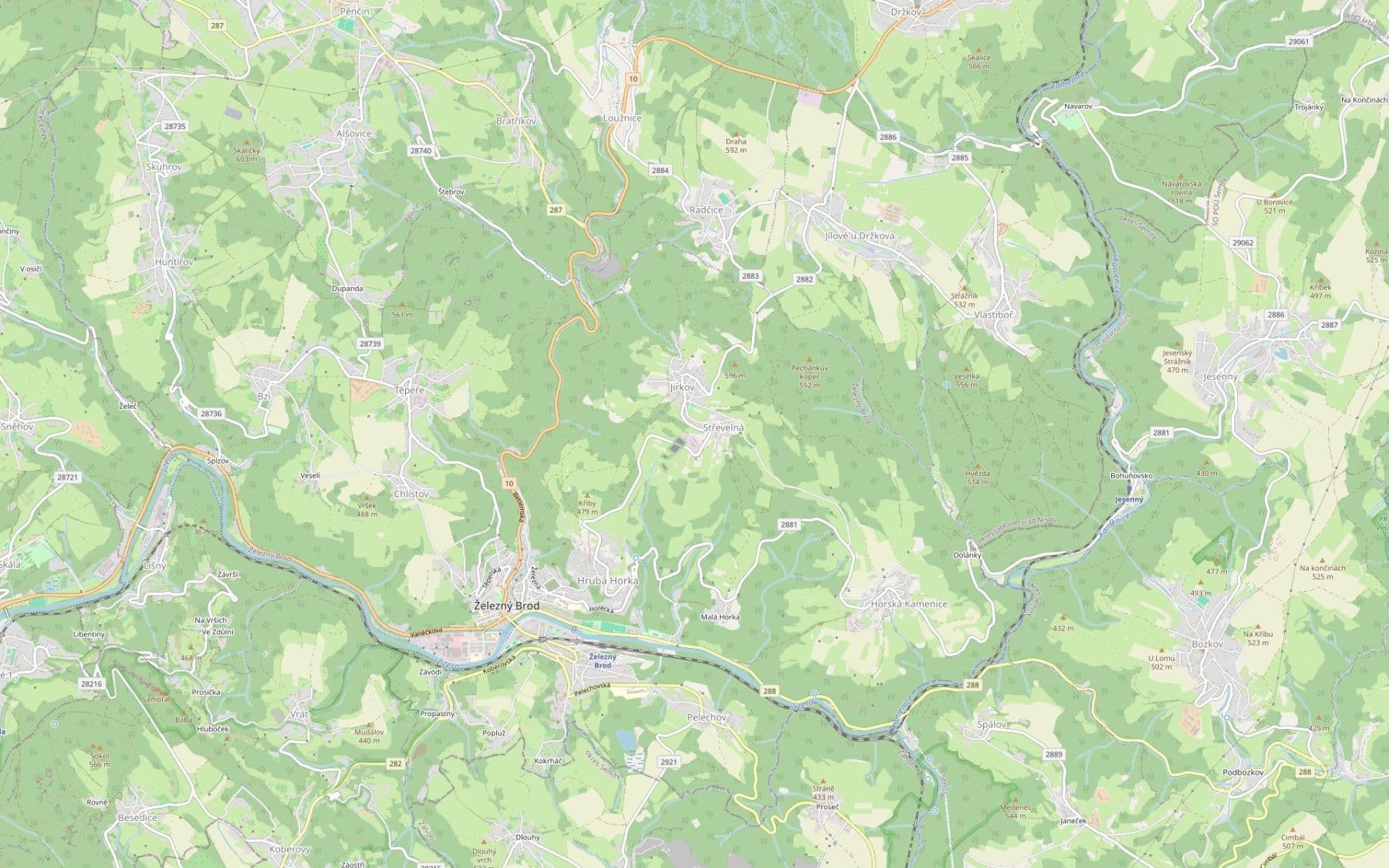 Prodej pozemku 2.474 m², Železný Brod, Liberecký kraj Prodej pozemku 2.474 m², Železný Brod, Liberecký kraj